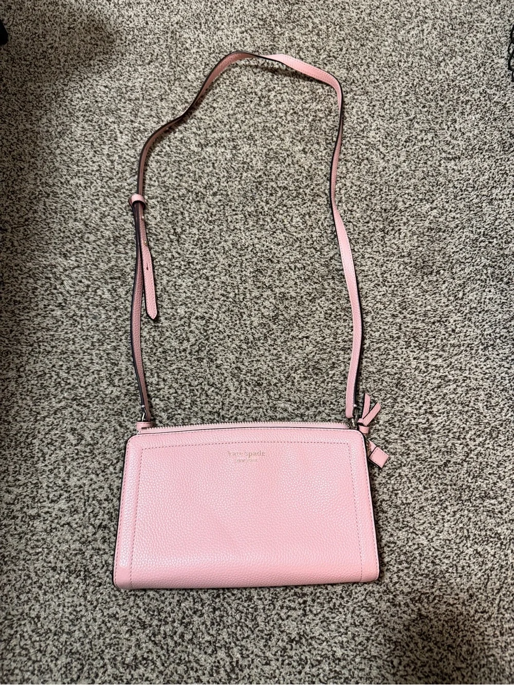 kate spade Pebbled Pink Leather Crossbody Bag - Never Used!